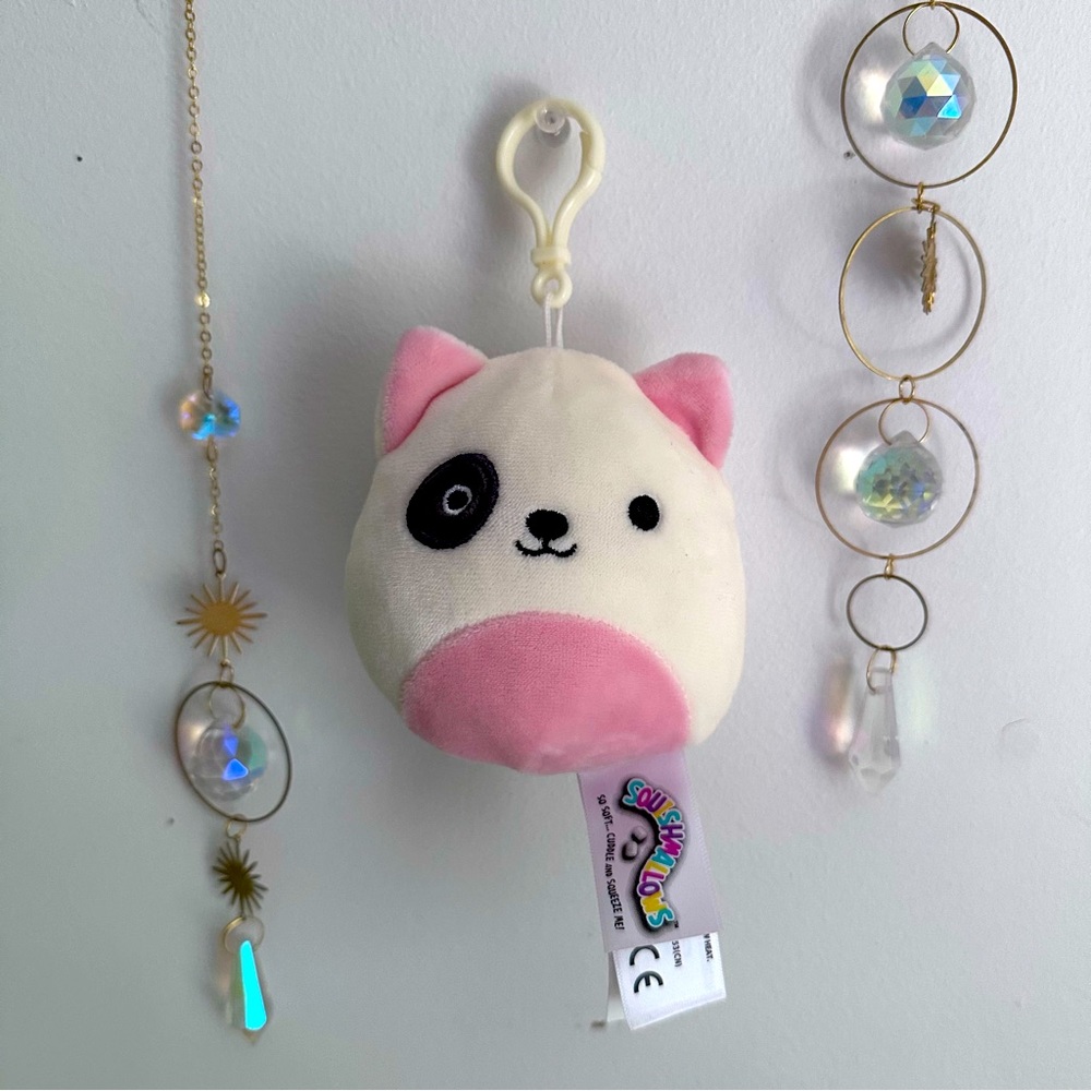 Squishmallows Clip Keychain Dog Puppy